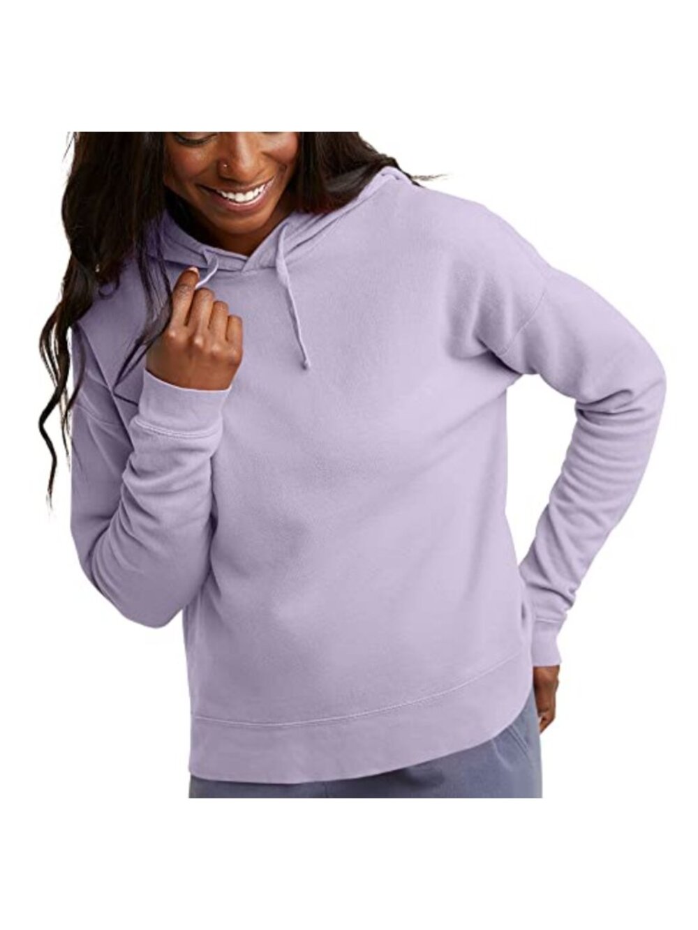 Garment Dyed Pullover Hoodie Retro Distressed Fleece Sweatshirt